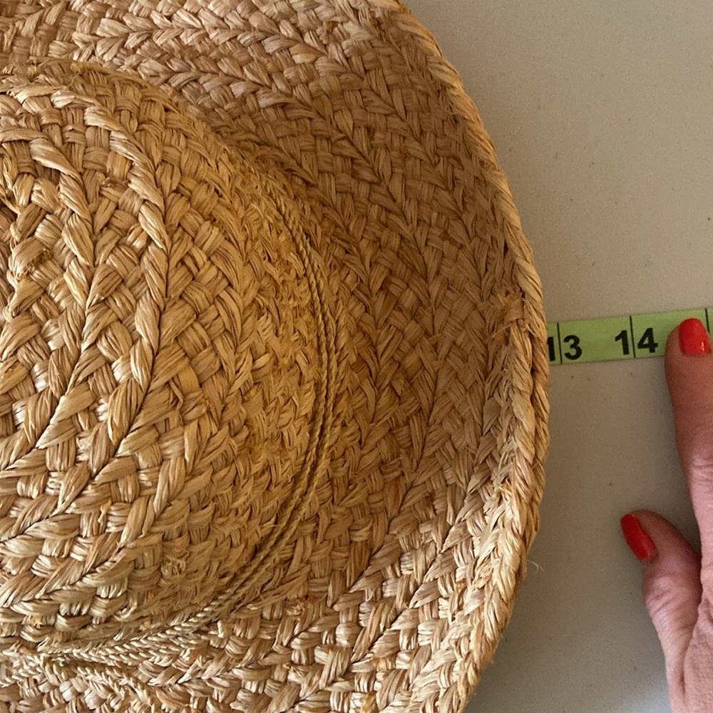 Helen Kaminski Straw Wide Brim Round Hat Handmade in Madagascar - Picture 2 of 6